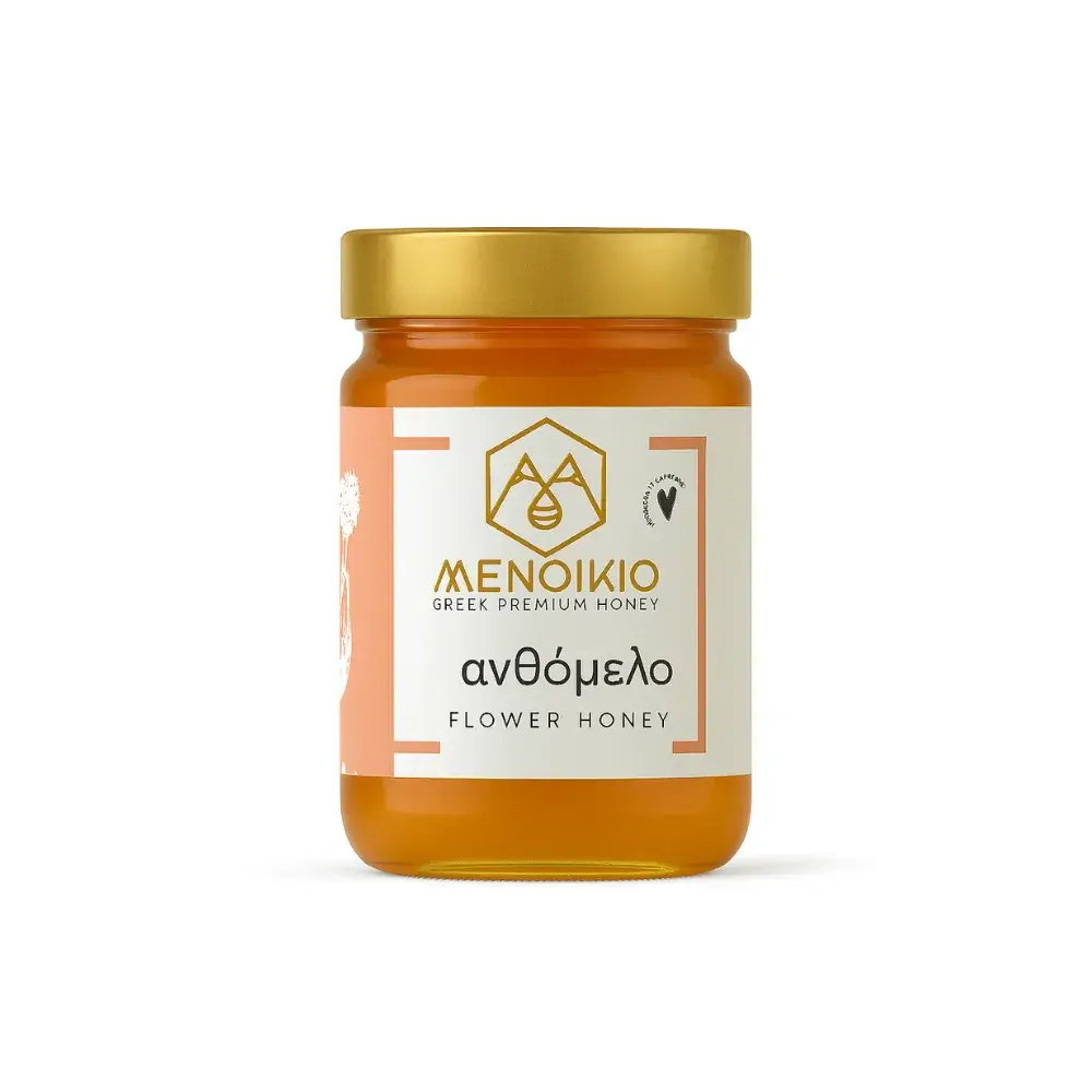 Ανθόμελο Μενοίκιο 270g σε γυάλινο βάζο